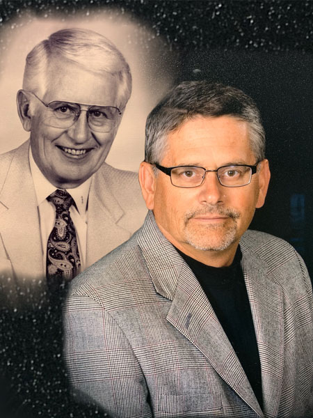 Owner Philip High and his father Marion, IA store location