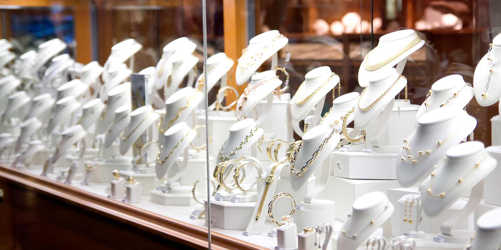 interior of a jewelery shop